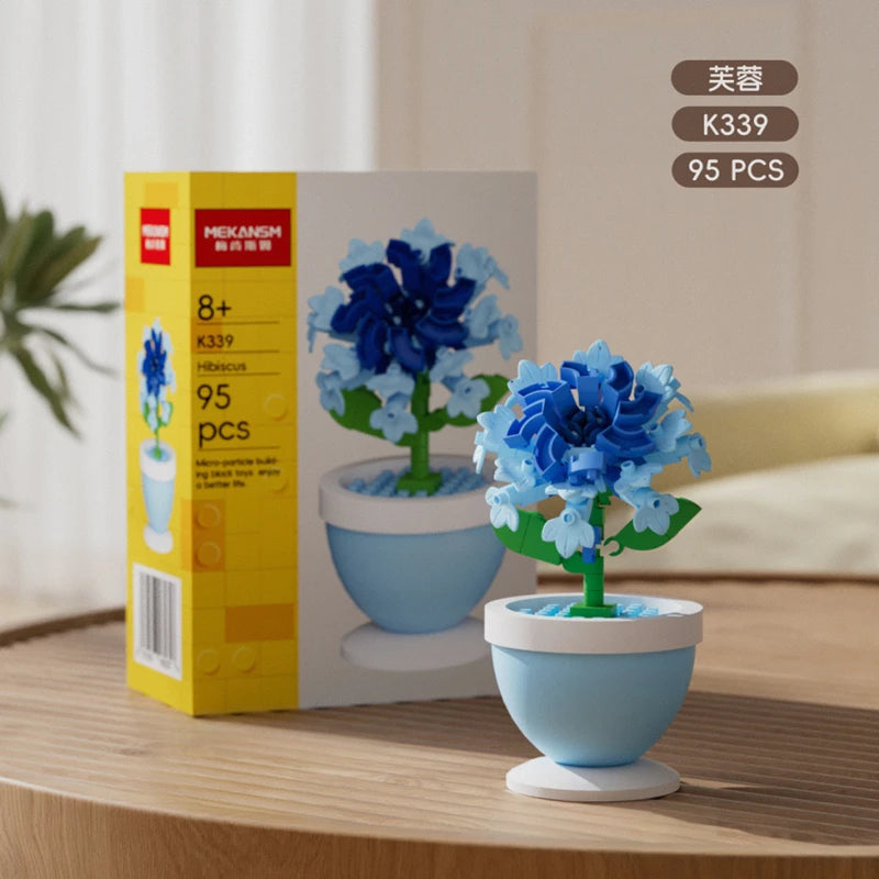 Valentines day building flowers