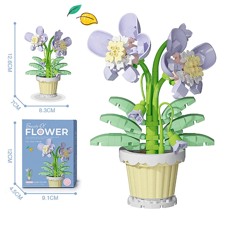 Valentines day building flowers