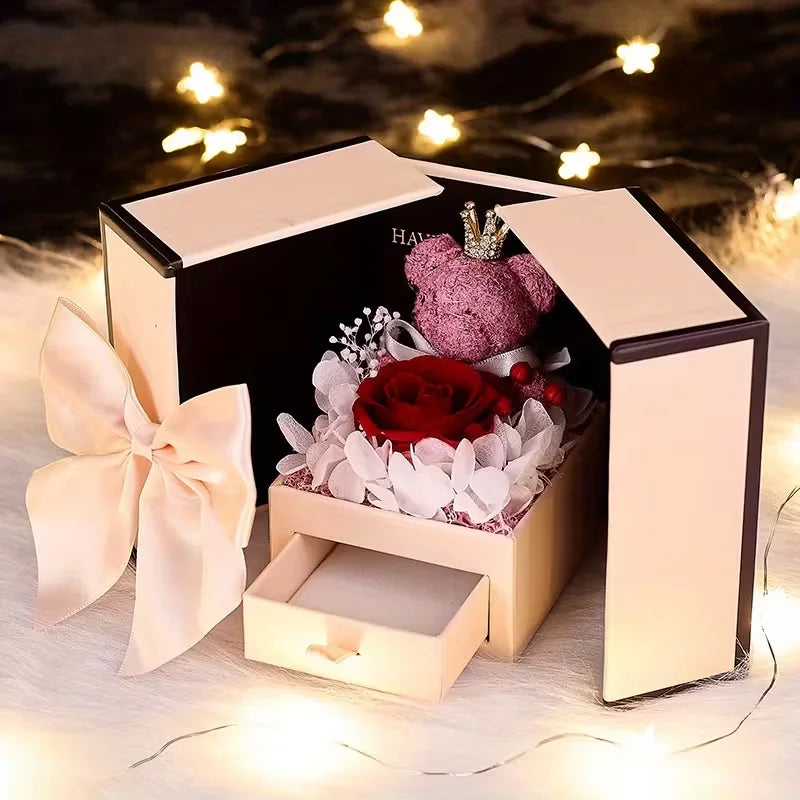 The Forever Rose Jewelry Box: Luxury Valentine’s Gift